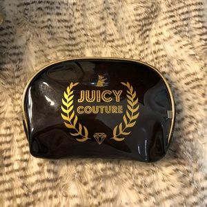Y2K juicy couture small black and gold clutch